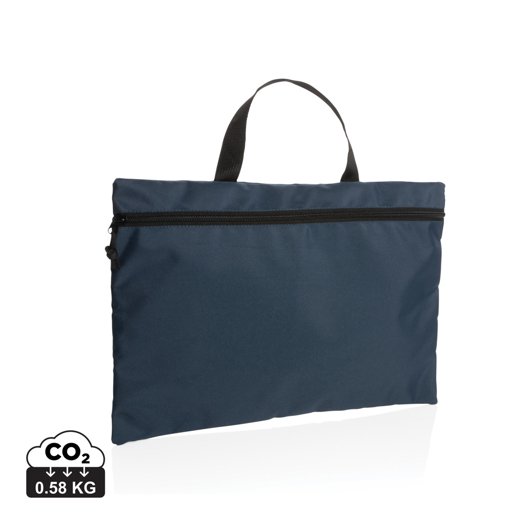 Porte documents promotionnel Impact Bleu marine